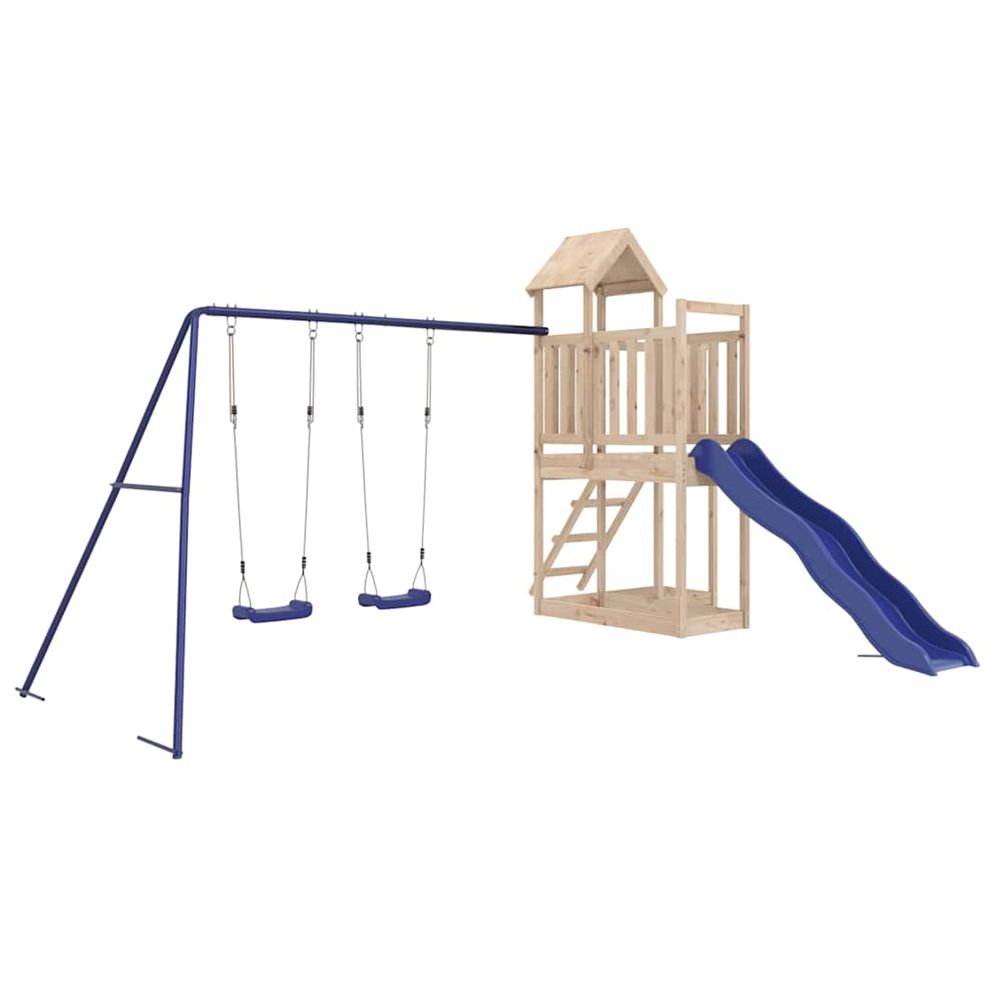 Aire de jeux d'extérieur bois de pin massif