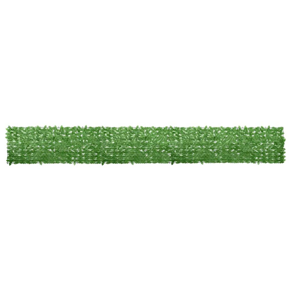 Écran de balcon avec feuilles vert 600x75 cm
