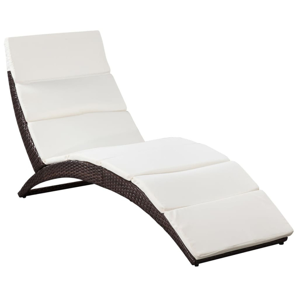VIDAXL CHAISE LONGUE PLIA 2-(917155)