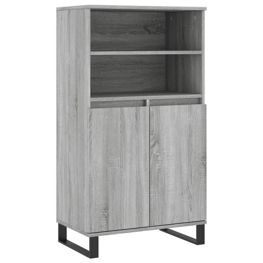 Buffet bahut commode armoire meuble de rangement organisateur cuisine salle de séjour salon haut sonoma 60 x 36 x 110 cm bois