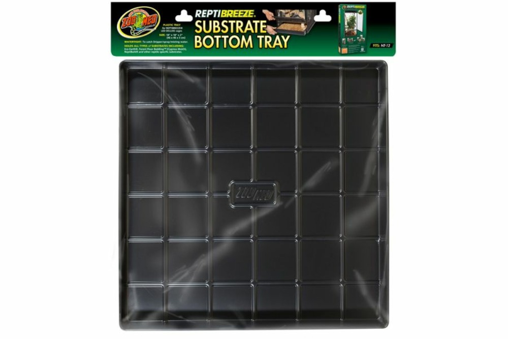 Plateau à substrat pour reptibreeze - substrate bottom tray large - fond pour terrarium destiné aux lézards type caméléon