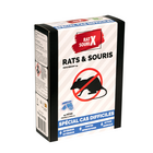Ratx sourix - pates bleue brodifacoum rats & souris - pret a l'emploi - boite 15x10 gr