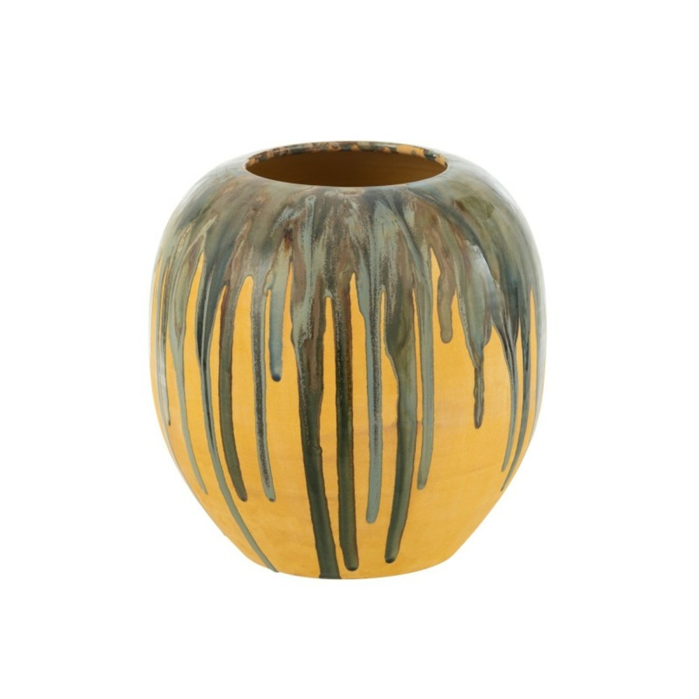 Cache-pot en céramique multicouleur 30x30x30 cm