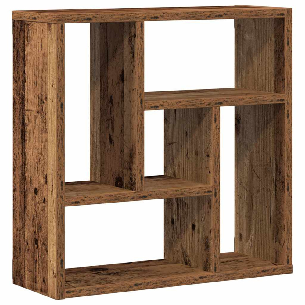 Étagère murale vieux bois 45x16x45 cm bois d'ingénierie