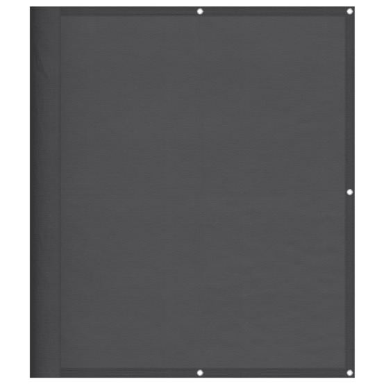 Écran de balcon anthracite 120x700 cm 100% polyester oxford