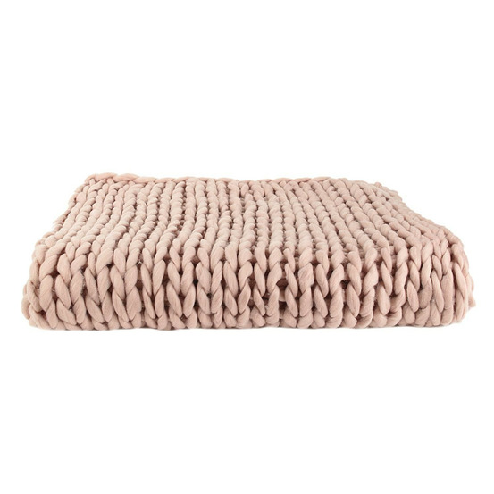 Plaid déco maille