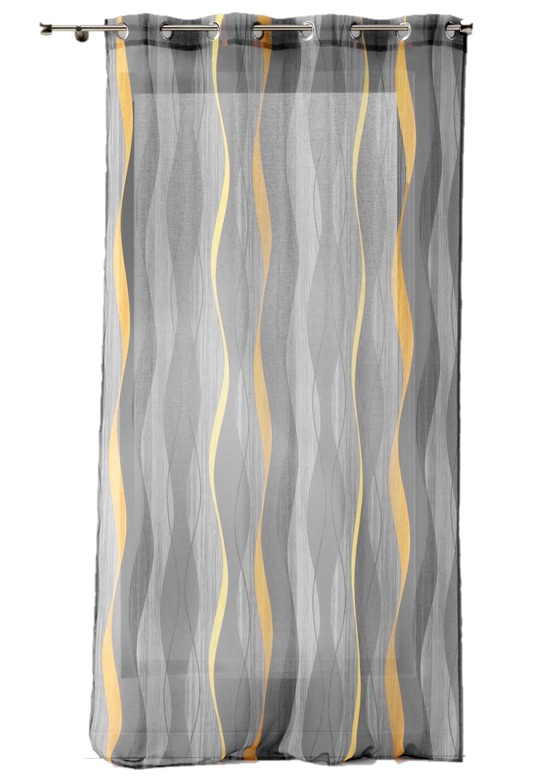 Voilage a oeillets ondulys