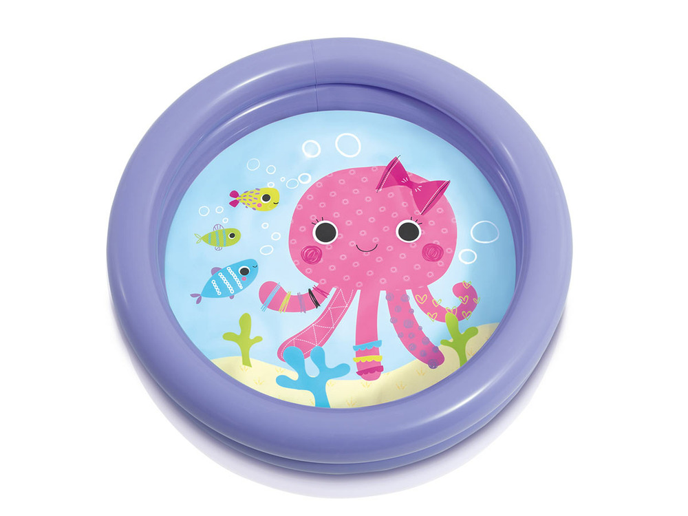 Piscine gonflable ronde pieuvre