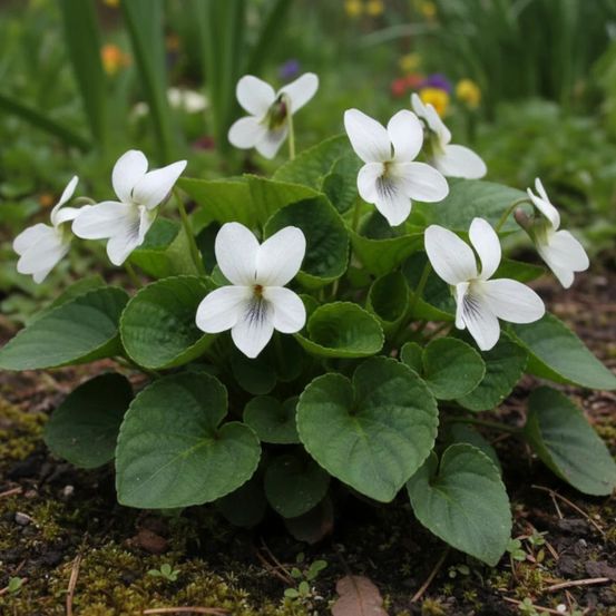 Violette des bois blanche godet - 5/20 cm