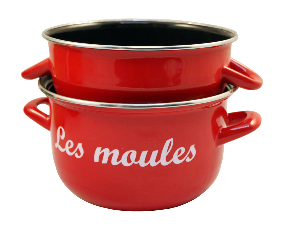 Marmite a moules rouge - email - marquage 
