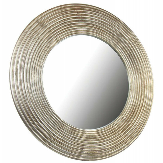 Miroir rond mordoré d90 verre or - chic interior's