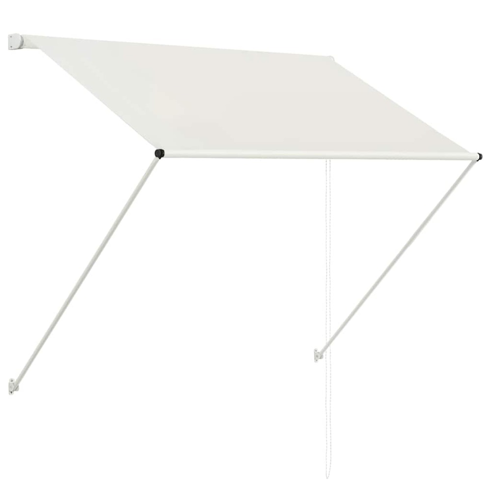 Auvent rétractable 150x150 cm crème