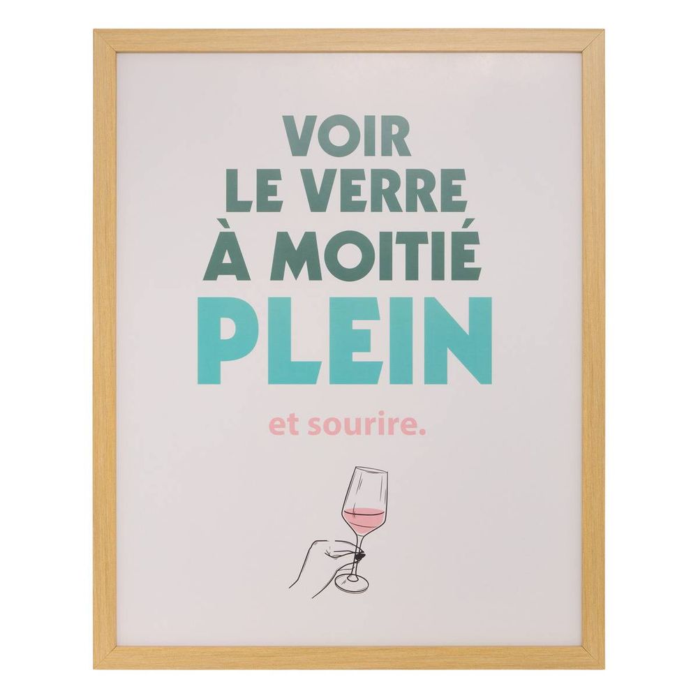 Affiche encadrée aria 40x50cm
