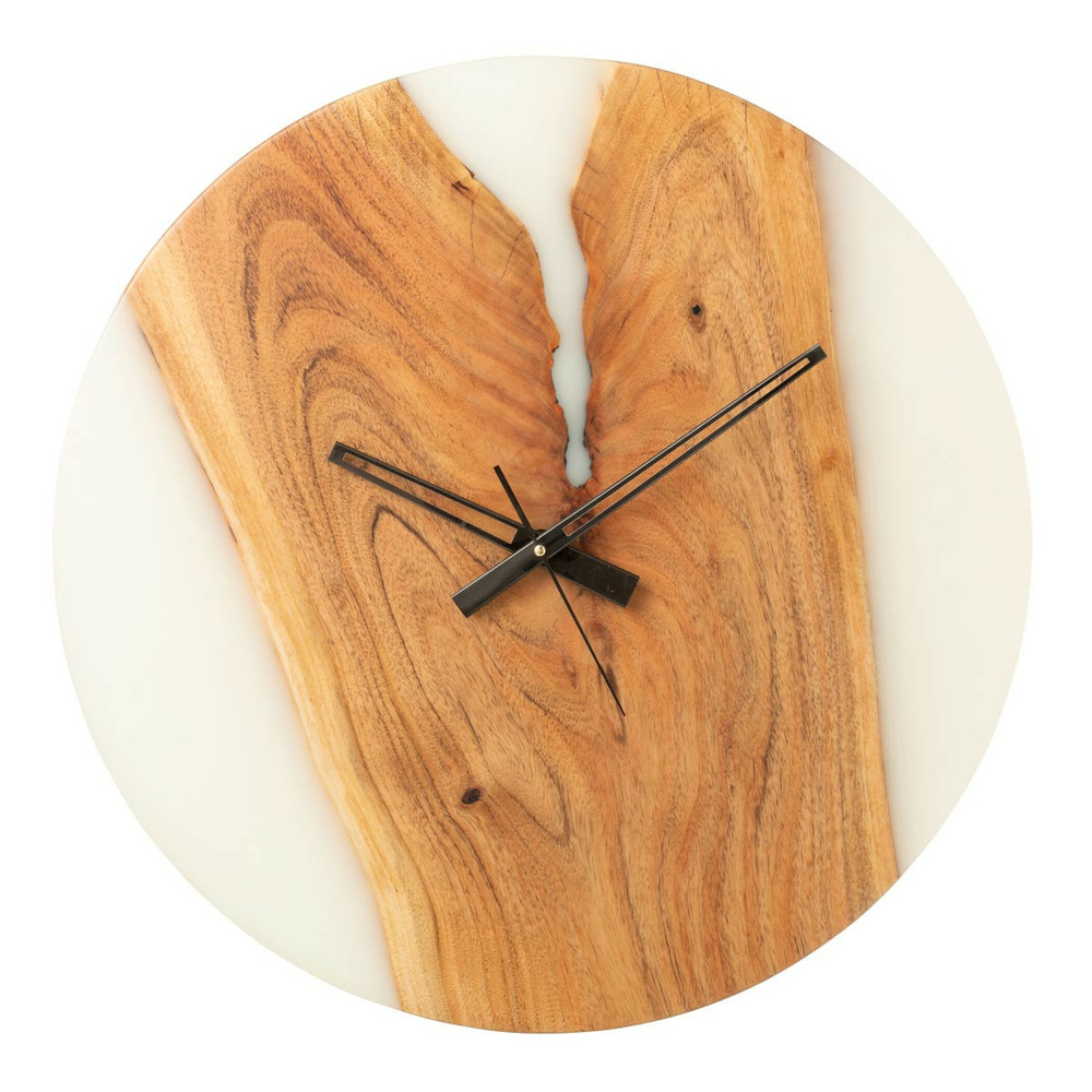 Horloge murale en bois 