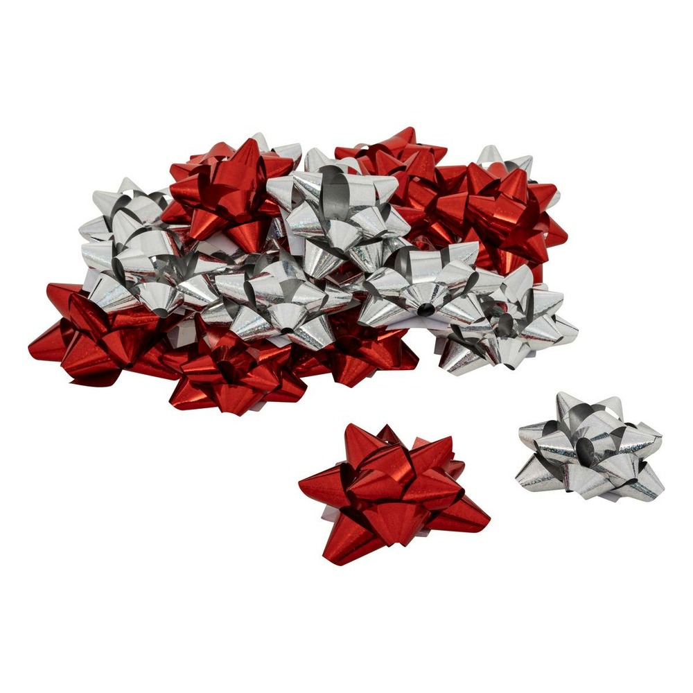 Lot de 15 ou 20 étoiles de bolduc holographique