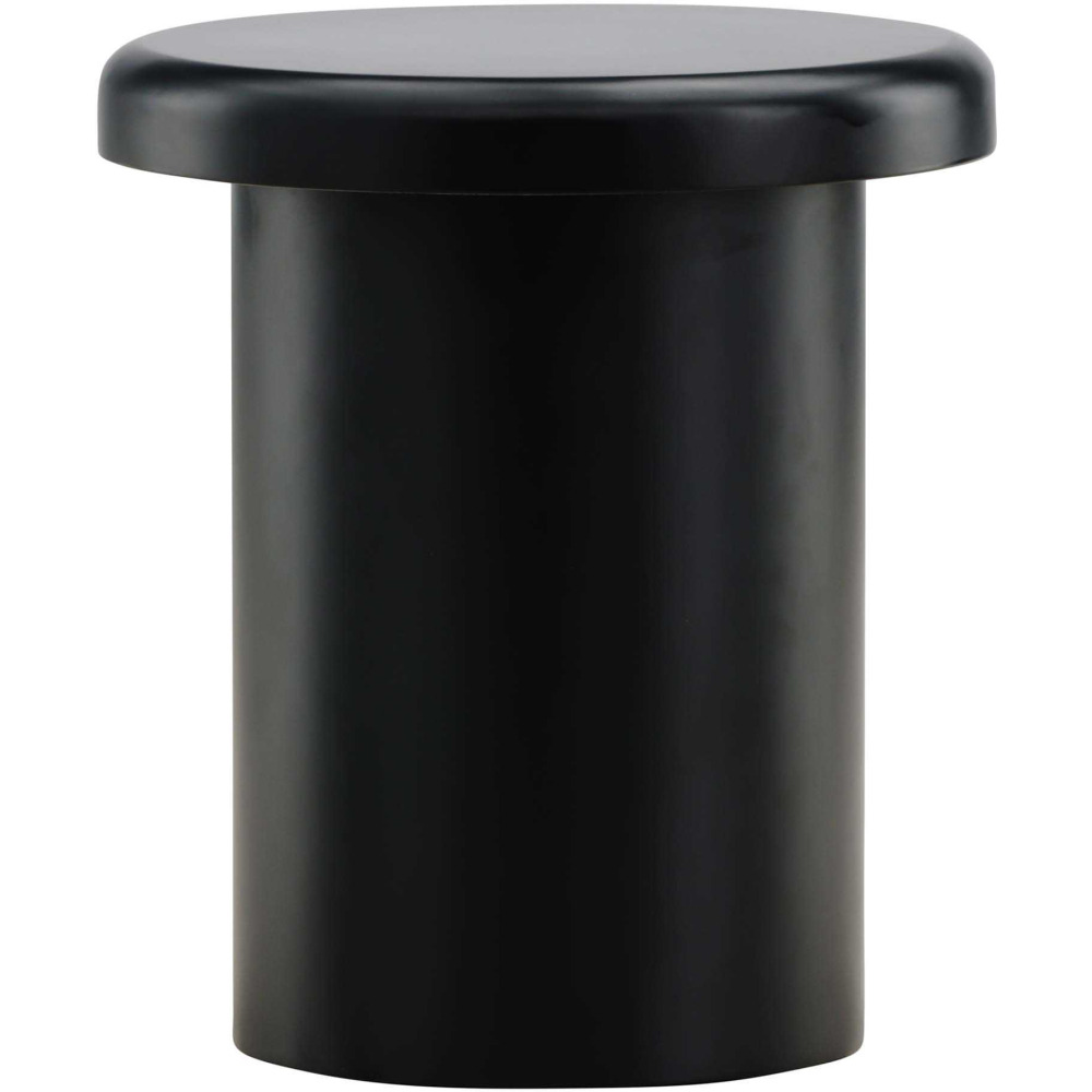 Bout de canapé rond 40 cm noir namsos