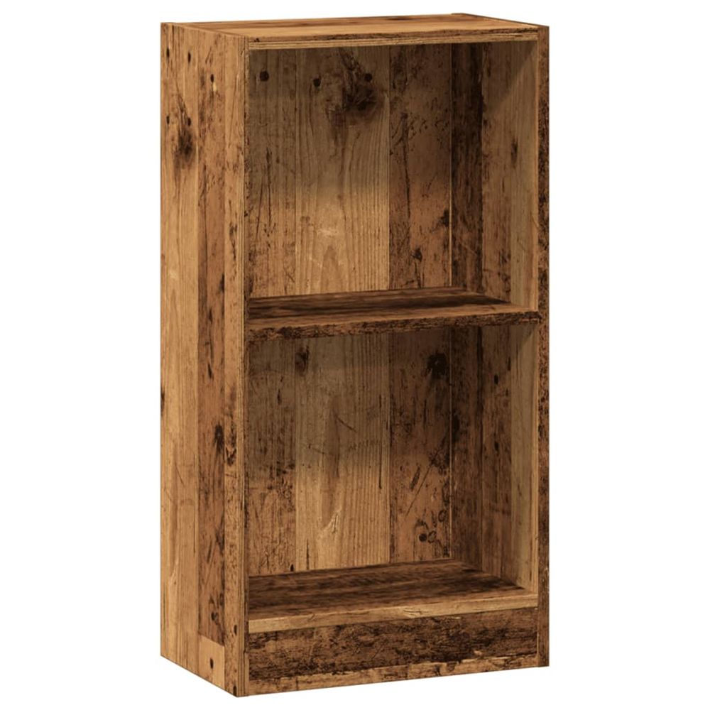 Bibliothèque vieux bois 40x24x76 cm bois d'ingénierie