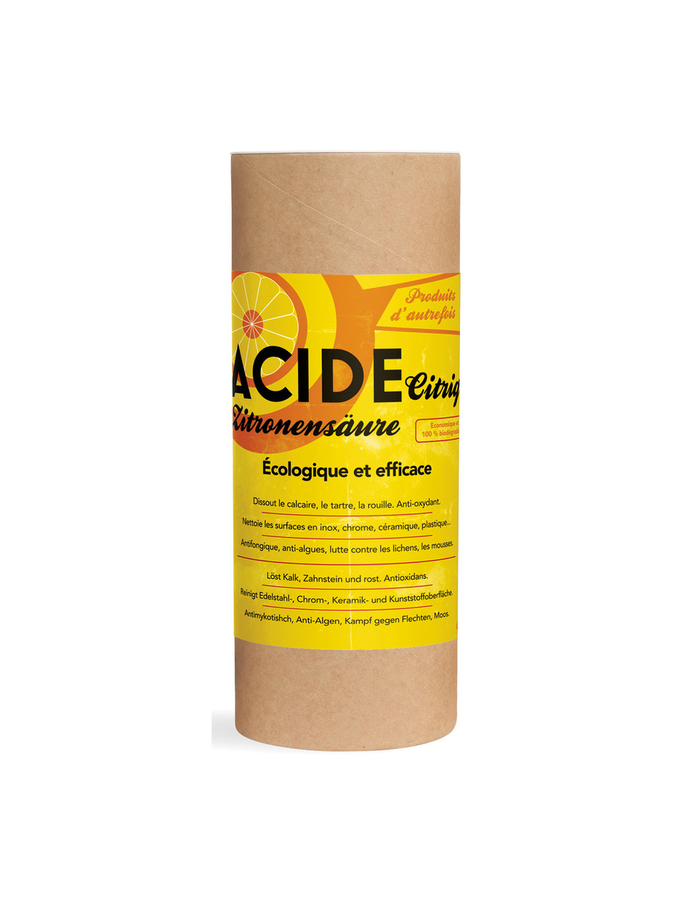 Acide citrique 600g - produits d'autrefois