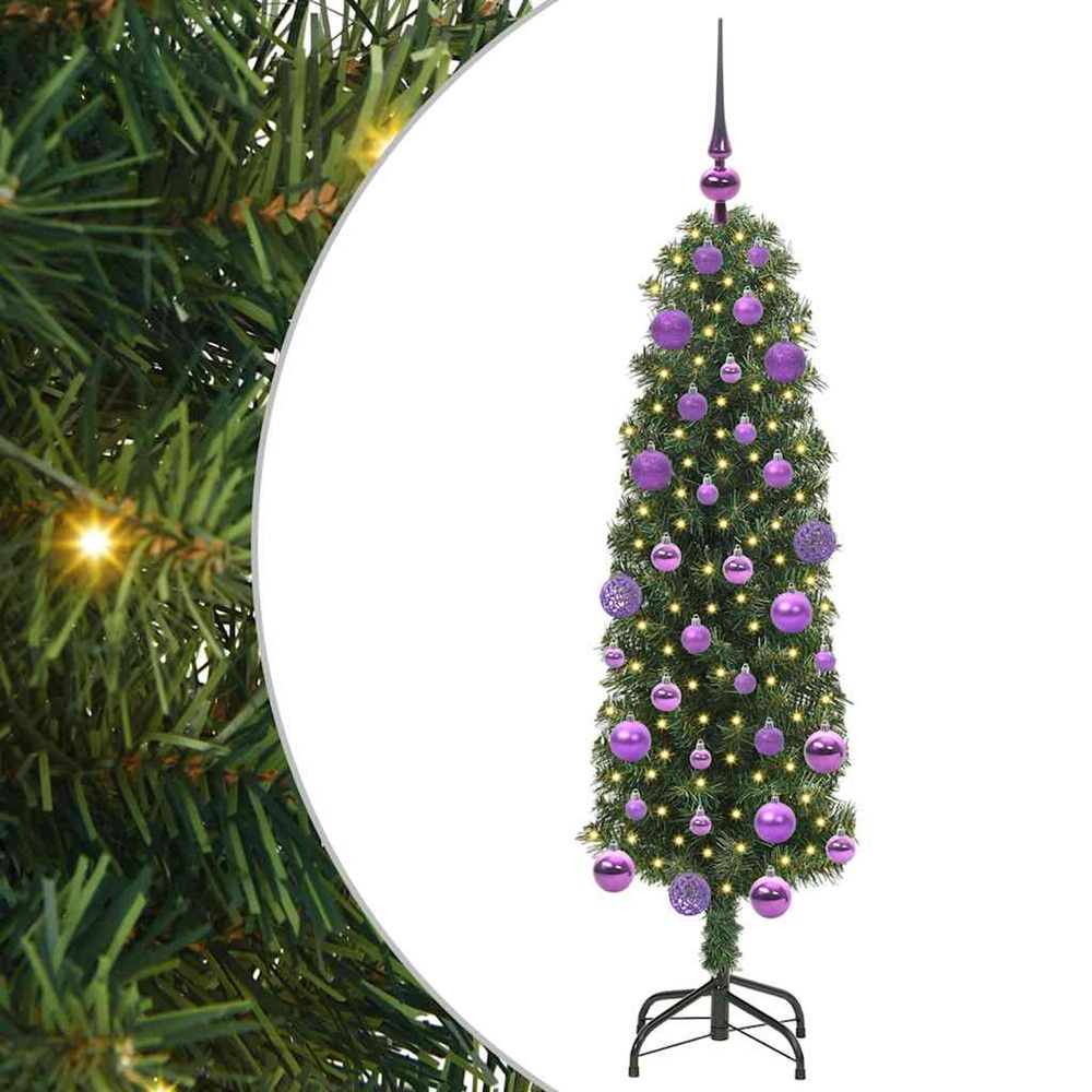 Sapin de noël artificiel vert 120 cm pvc et acier et plastique