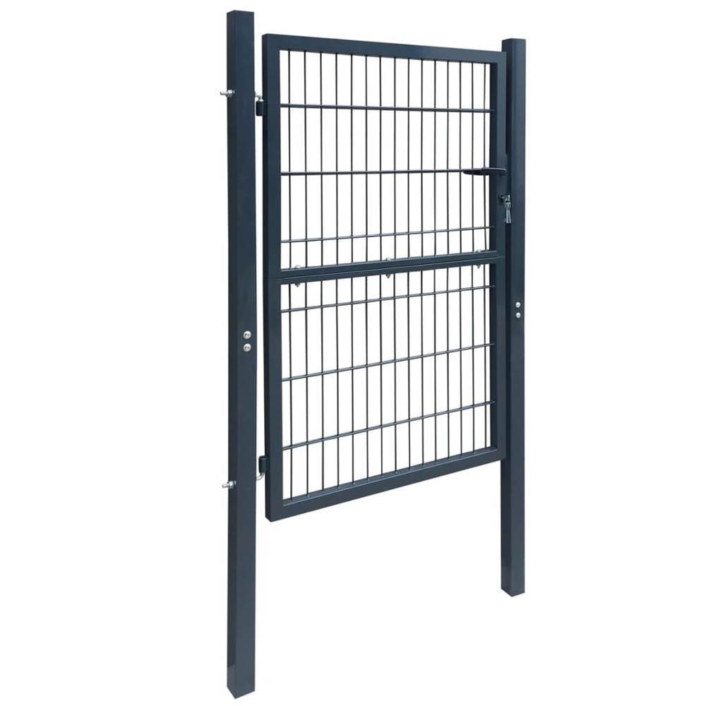 Portillon acier 106x248 cm anthracite