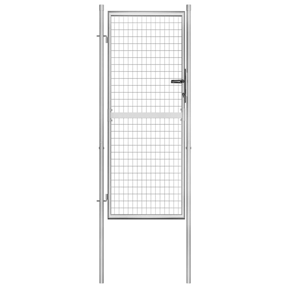 PORTE DE JARDIN ACIER GALVAN 6-(864208)