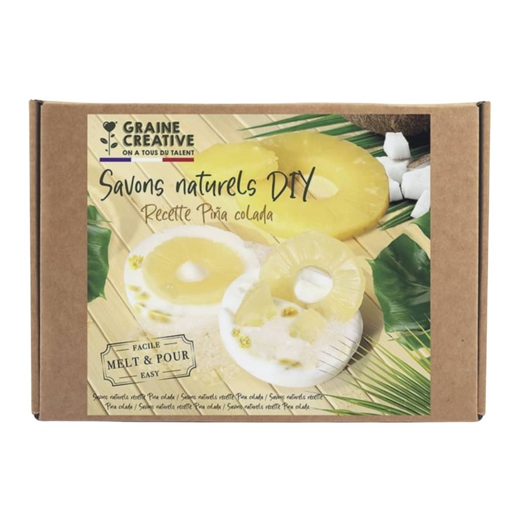 Kit diy : coffret savons piña colada