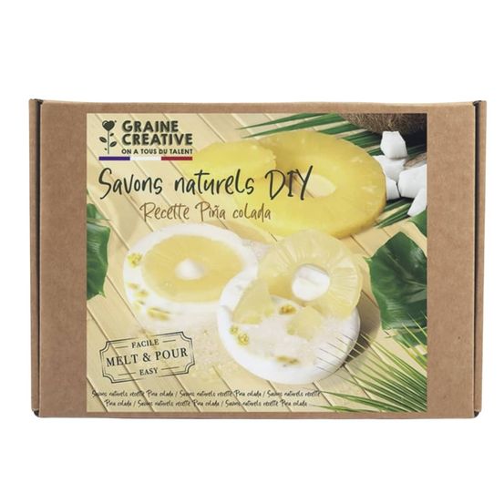Kit diy : coffret savons piña colada