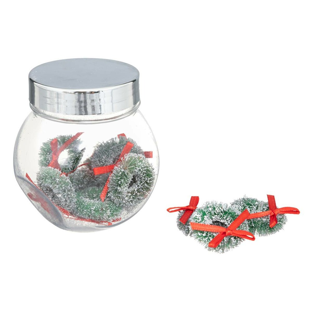 Accessoires bocal couronne rouge 3x8cm