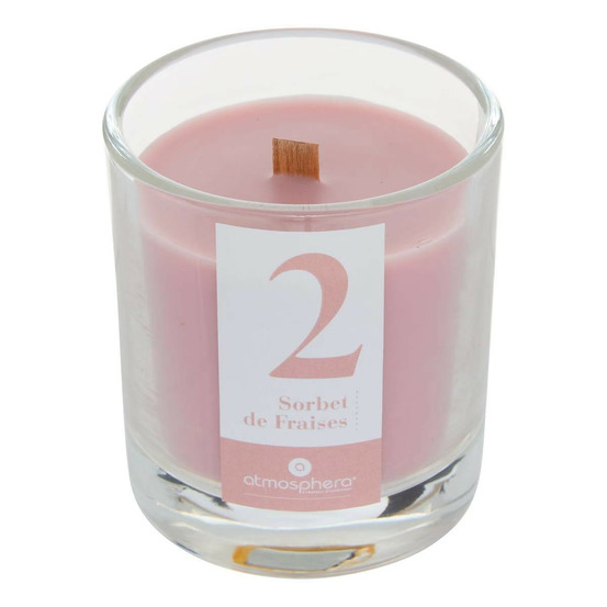 Bougie parfumée en verre
