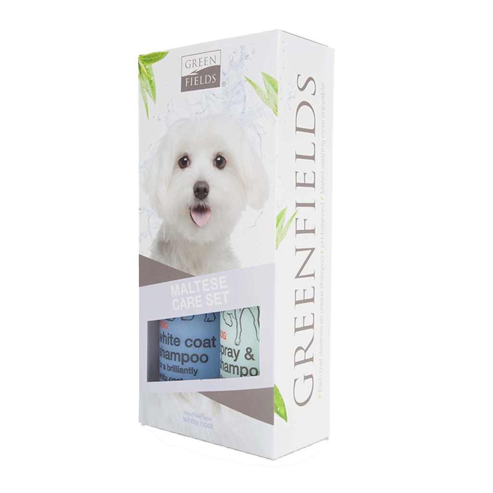 Shampoing et spray pour bichon maltais 2x250 ml