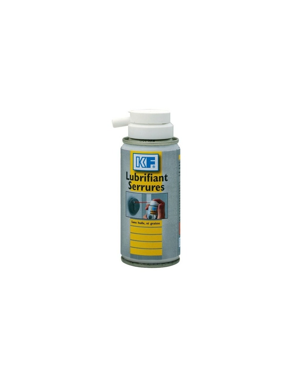 Lubrifiant serrures longue duree aerosol 100 ml net