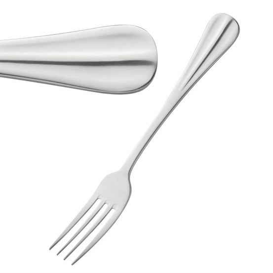 Fourchettes de table pour restaurant en inox lot de 12 baguette amefa