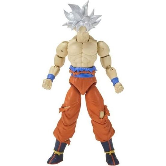 Figurine dragon ball 17cm - bandai - goku + broly part. 1 - ultra instinct