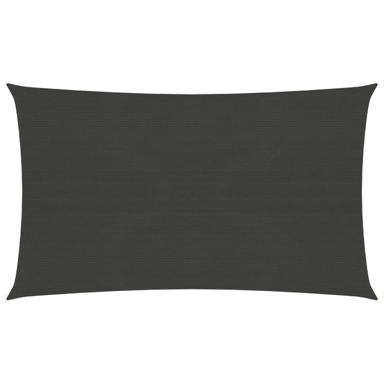 Voile d'ombrage 160 g/m² 6 x 8 m pehd anthracite