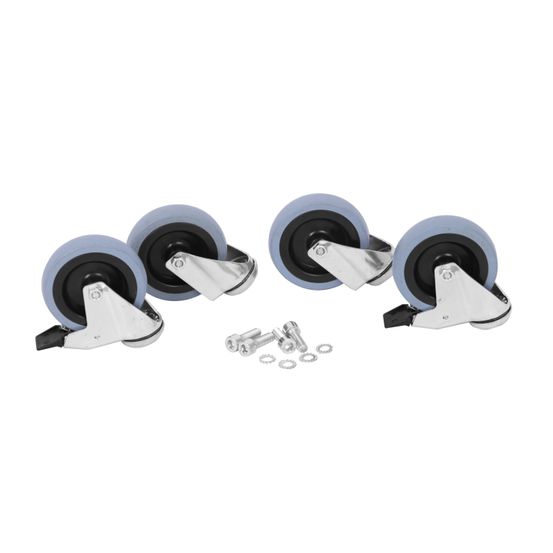 Lot de 4 roues pour soubassement - casselin