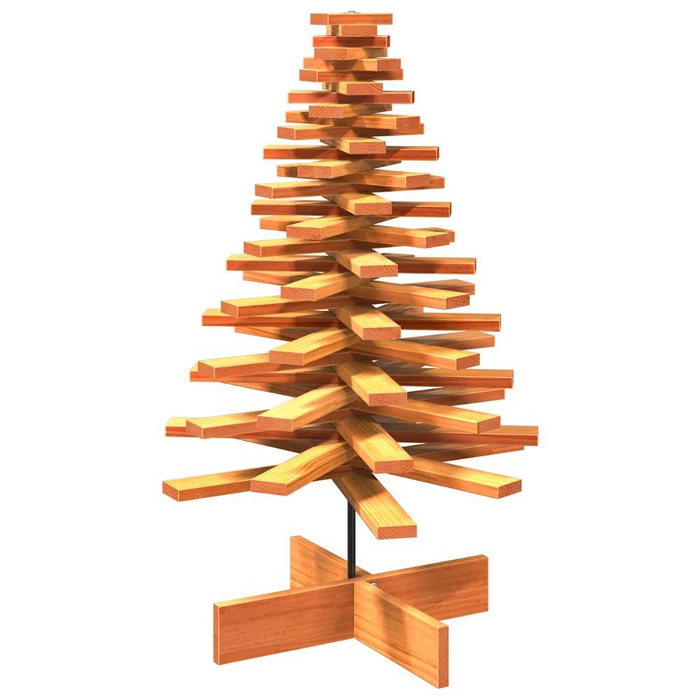 Arbre de noël en bois pour décoration 100 cm bois de pin massif