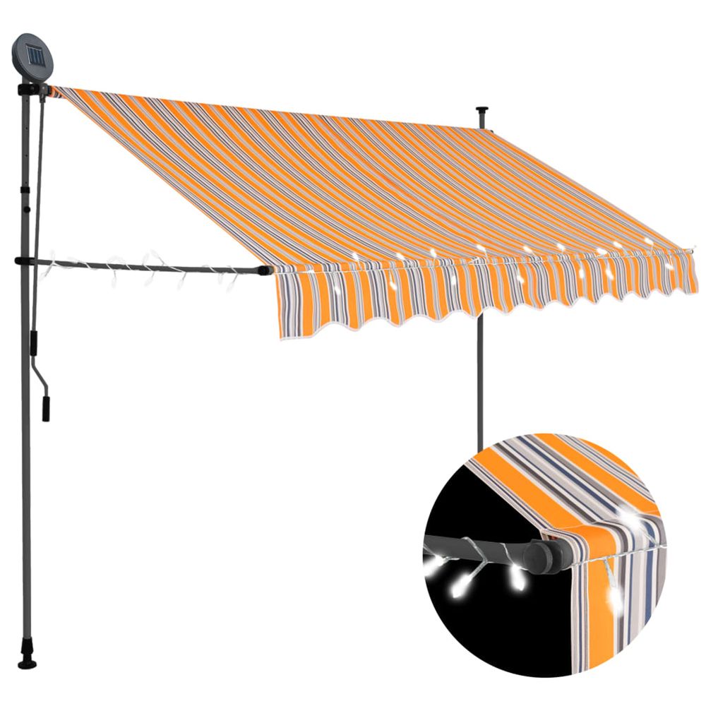 Store manuel rÃ©tractable avec LED 300