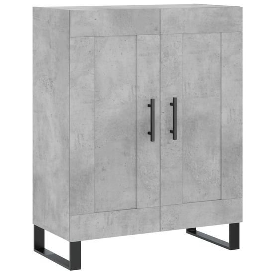 Buffet bahut commode armoire meuble de rangement organisateur cuisine salle de séjour salon 69,5 x 34 x 90 cm bois d'ingénier