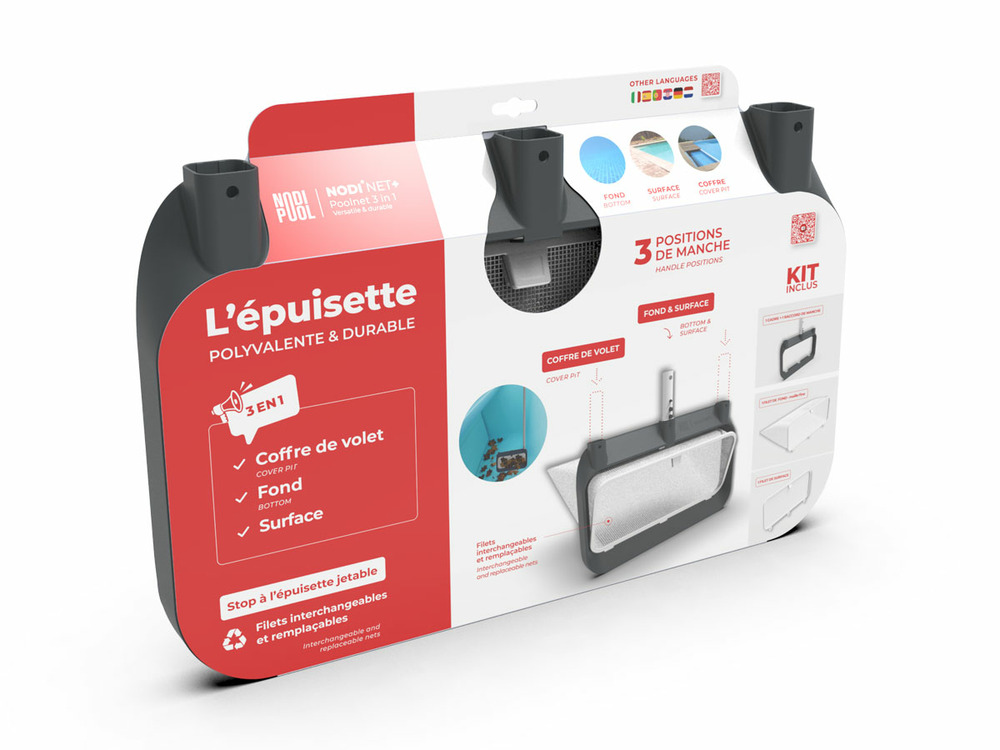 Epuisette 3 en 1 nodi net