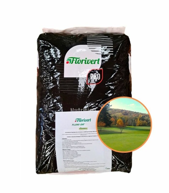Engrais automnal flori or 4-8-12 algues 25 kg améliore la résistance des plantations - florivert neg00976