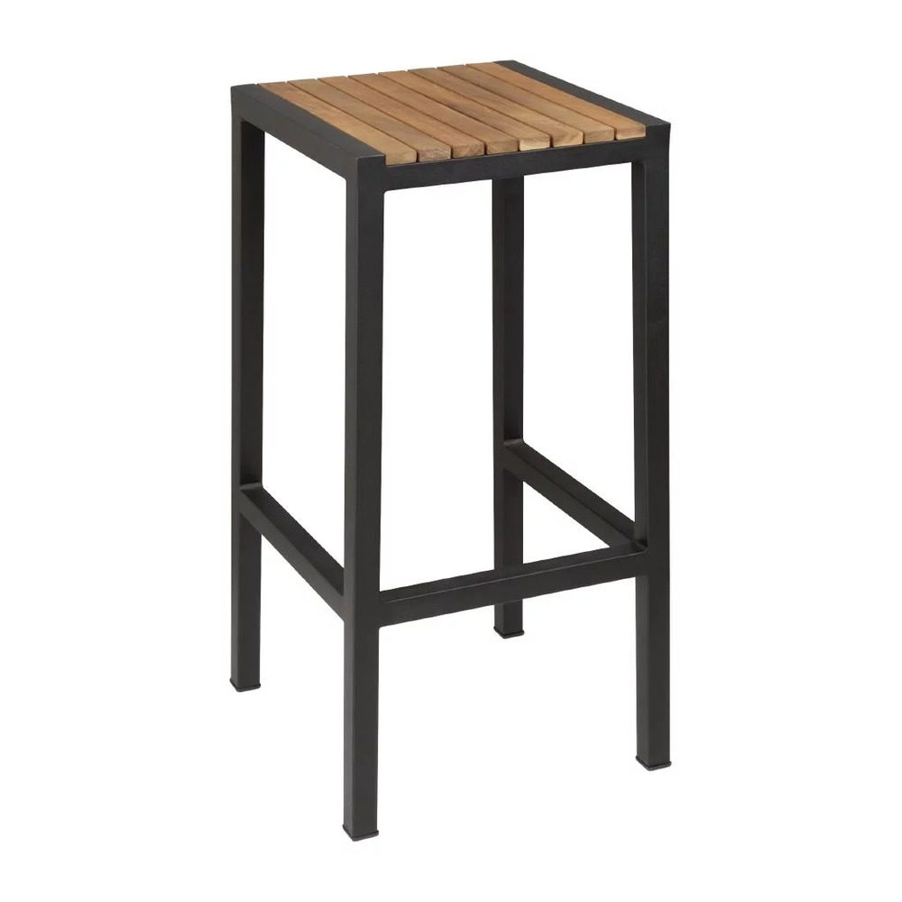 Tabouret carré de bar - hauteur 750 mm - lot de 2 - bolero