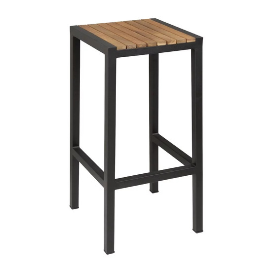 Tabouret carré de bar - hauteur 750 mm - lot de 2 - bolero