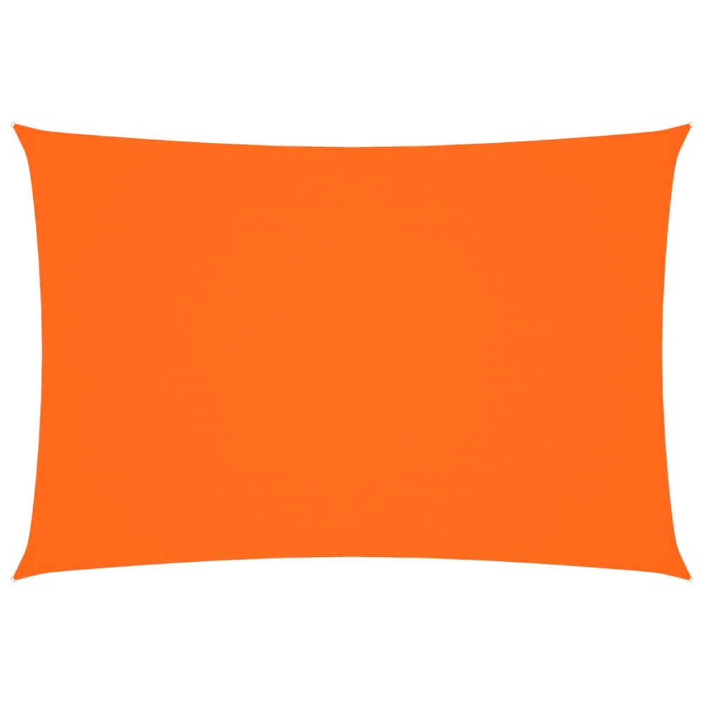Voile de parasol tissu oxford rectangulaire 3x5 m orange