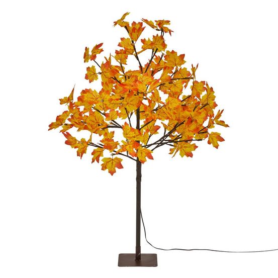 Arbre orange lumineux extérieur 92 led blanc chaud h.90cm