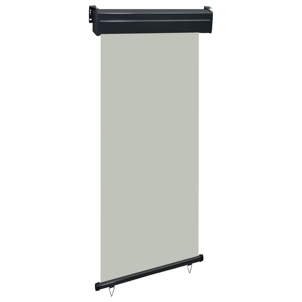 Auvent latéral de balcon 105x250 cm gris