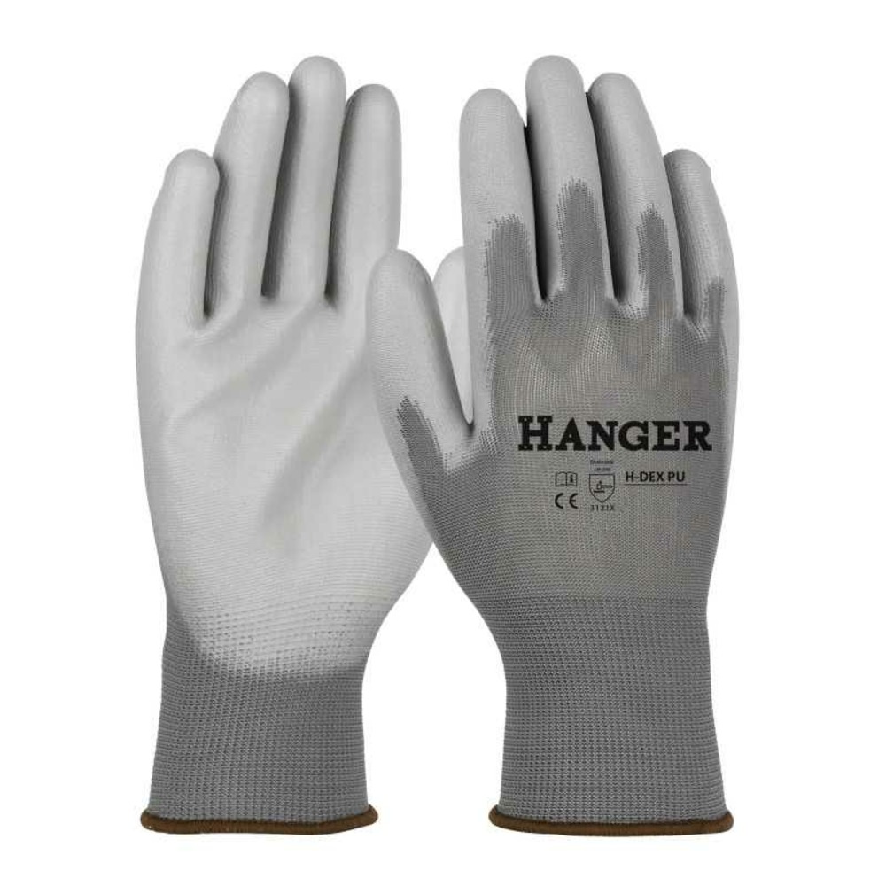 Gants de travail h dex t 08 enduit polyuréthane en 12 paires hanger 300007