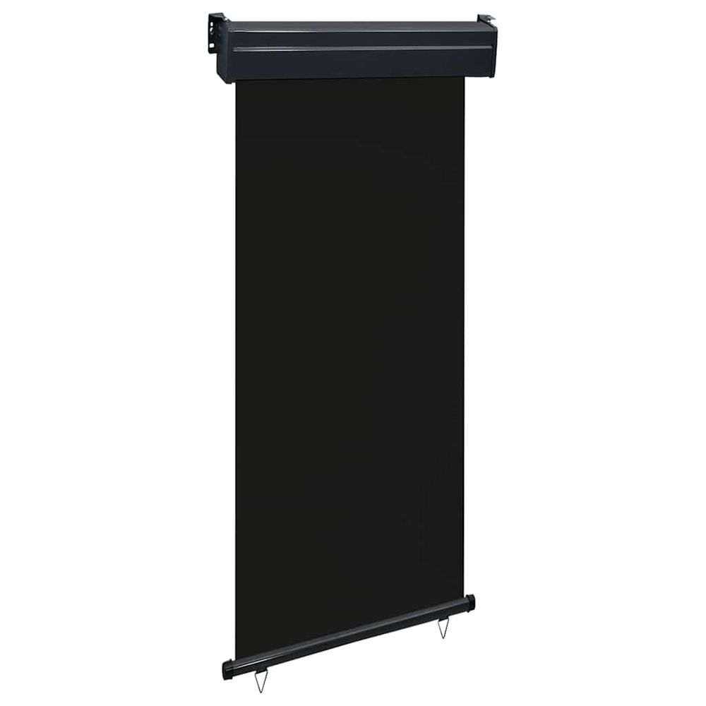 Auvent latéral de balcon 105x250 cm noir