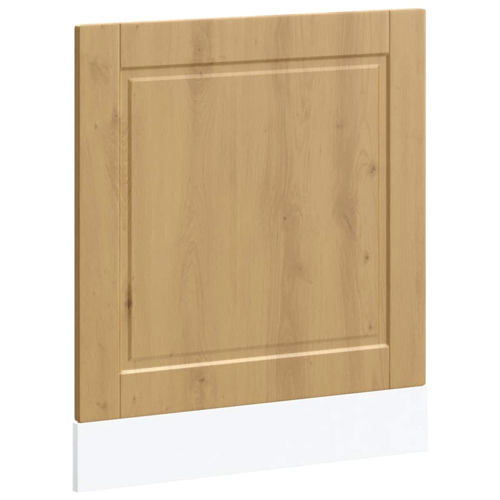 Panneau de lave-vaisselle porto chêne artisanal 60x1,5x57 cm