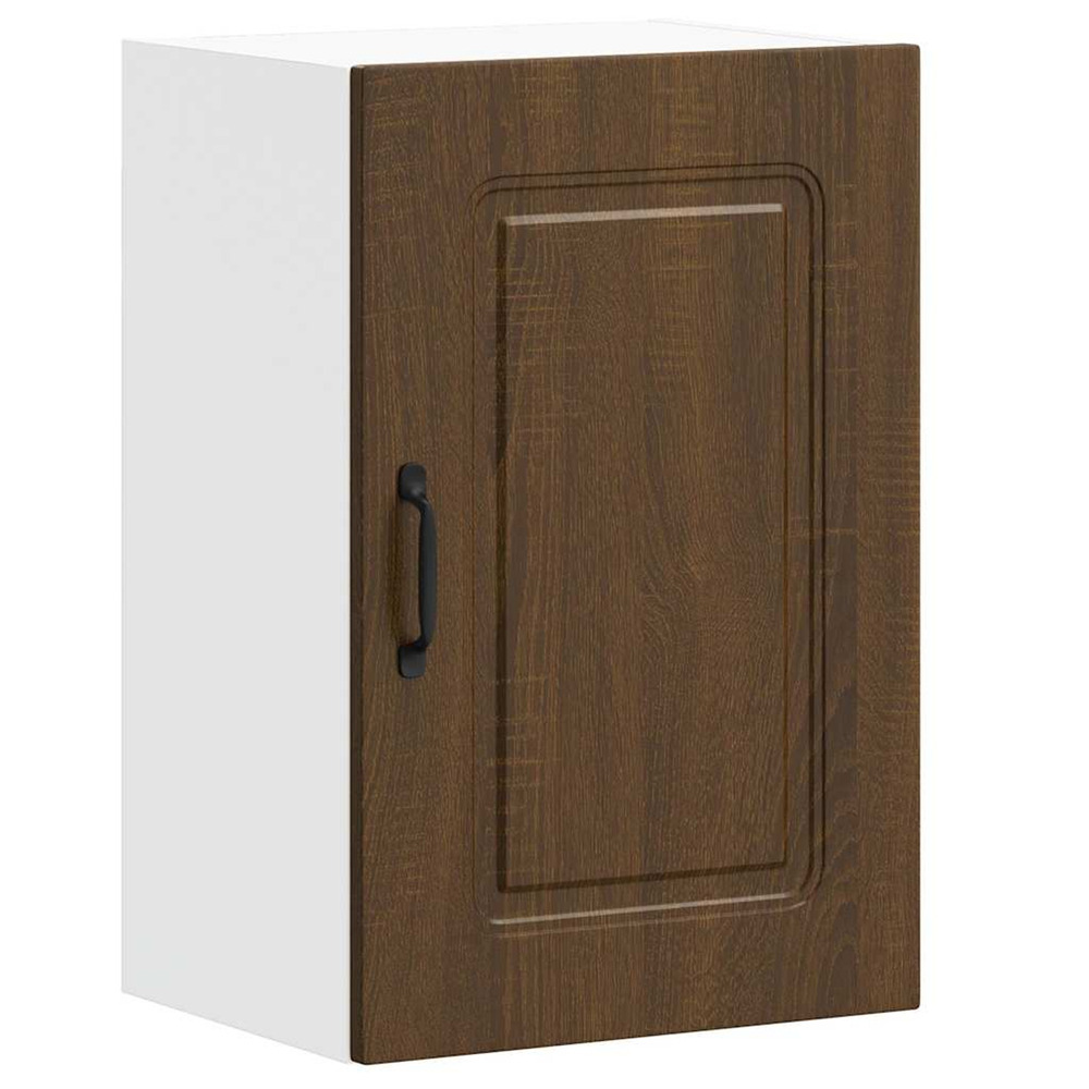 Armoire murale de cuisine kalmar chêne marron bois d'ingénierie