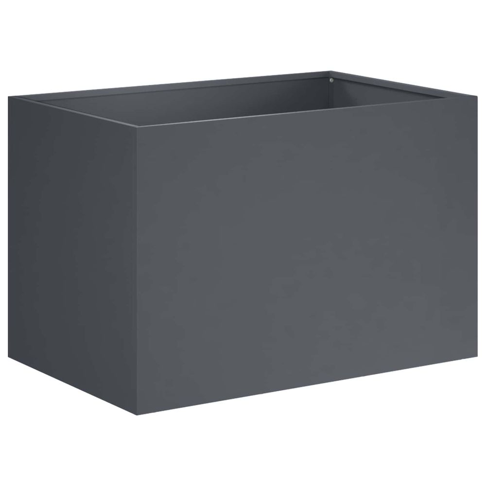 Cache-pot de jardin anthracite 60 x 40 x 40 cm